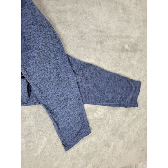 Cuddl Duds Women Pants XXL Crop Jogger Stretchy Activewear Blue Heather BLU186E - Picture 4 of 8